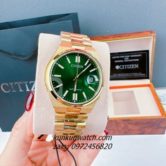 Đồng Hồ Nam Citizen Tsuyosa Automatic Gold Mặt Xanh Lục 40mm