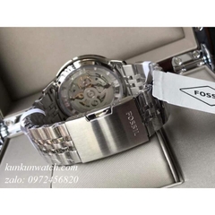 Đồng Hồ Nam Fosil ME3044 Automatic Lộ Cơ Trong Suốt 44mm