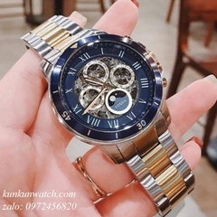 Đồng Hồ Nam Fossil ME3141 Automatic Lịch Ngày Đêm - Dây Kim Loại - Niềng Số - 44mm