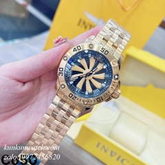 Đồng Hồ Nam Invicta  Nền Mặt Cánh Quạt - Vàng Mặt Đen - Automatic - 50mm 1