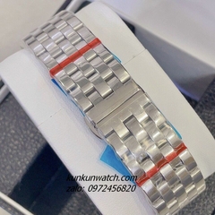 Đồng Hồ Nam Patek Philippe Automatic 04 Lịch Đính Đá Silver 40mm