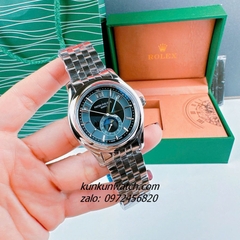 Đồng Hồ Nam Patek Philippe Automatic 04 Lịch Silver Mặt Xám 40mm