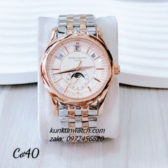 Đồng Hồ Nam Patek Philippe Automatic 04 Lịch Demi Rose Gold 40mm 1