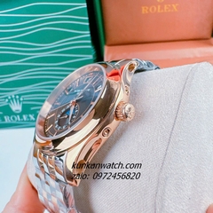 Đồng Hồ Nam Patek Philippe Automatic 04 Lịch Demi Rose Gold Mặt Đen 40mm