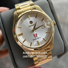 Đồng Hồ Nam Rado Golden Horse Mỏ Neo Gold Mặt Trắng 42mm