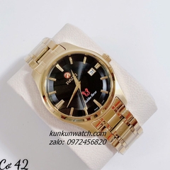 Đồng Hồ Nam Rado Golden Horse Mỏ Neo Gold Mặt Đen 42mm