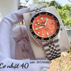 Đồng Hồ Nam Seiko 5 Sports SKX GMT Automatic Silver Mặt Cam 40mm 1
