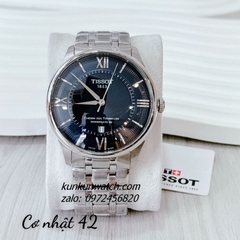 Đồng Hồ Nam Tissot 1853 Chemin Des Tourelles La Mã Kính Mo Automatic Silver Mặt Đen 42mm 1