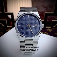 Đồng Hồ Nam Tissot 1853 PRX Powermatic 80 Silver Nền Caro Automatic Mặt Xanh 40mm