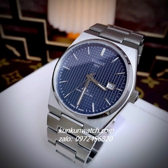 Đồng Hồ Nam Tissot 1853 PRX Powermatic 80 Silver Nền Caro Automatic Mặt Xanh 40mm