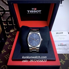 Đồng Hồ Nam Tissot 1853 PRX Powermatic 80 Silver Nền Caro Automatic Mặt Xanh 40mm