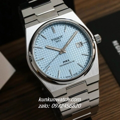 Đồng Hồ Nam Tissot 1853 PRX Powermatic 80 Silver Nền Caro Automatic Mặt Xanh Lơ 40mm