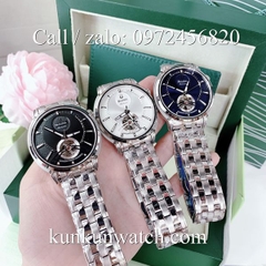 Đồng Hồ Nam Bulova 96A199 - Automatic - Dây Kim Loại ( Bạc Mặt Xanh ) -  41mm