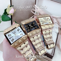 Đồng Hồ Nam Police  PL2201 - Quartz - Dây Kim Loại ( Vàng Mặt Trắng ) -  43mm