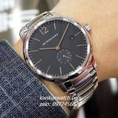 Đồng Hồ Nam Burberry Classic Round  BU10005 Silver 40mm
