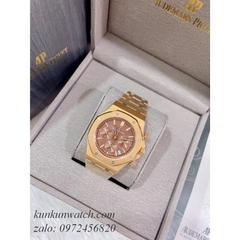 Đồng Hồ Nam Audemars Piguet Royal Oak Chronograph - Quartz - Vàng Mặt Nâu - 41mm 1