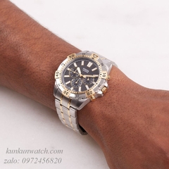 Đồng Hồ Nam Fossil FS5771 Chronograph Đánh Dấu Phút Vành Bezel 44mm
