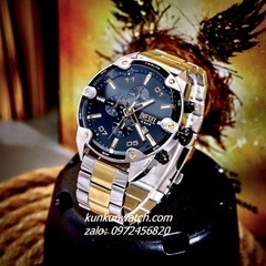 Đồng Hồ Nam Diesel Spiked DZ4627 Chronograph Demi Gold 6 Kim 49mm