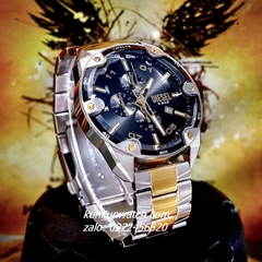 Đồng Hồ Nam Diesel Spiked DZ4627 Chronograph Demi Gold 6 Kim 49mm