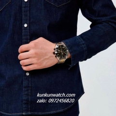 Đồng Hồ Nam Diesel Spiked DZ4627 Chronograph Demi Gold 6 Kim 49mm