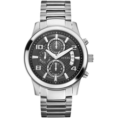 Đồng Hồ Nam Guess W0075G1 Chronograph Vỏ Silver 44mm 1