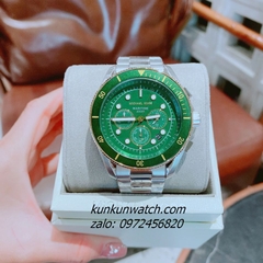 Đồng Hồ Nam Michael Kors Maritime Green MK9215 Chronograph Vỏ Demi 45mm