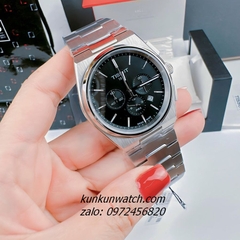 Đồng Hồ Nam Tissot 1853 PRX Chronograph Silver Mặt Đen 41mm