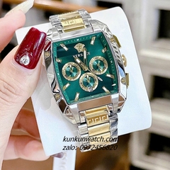 Đồng Hồ Nam Versace Dominus Chronograph 6 Kim Green Demi Gold Mặt Vuông 42 x 49.5mm 1