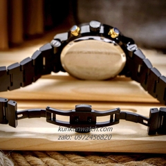 Đồng Hồ Nam Versace Greca Logo Chronograph 6 Kim Full Đen 43mm