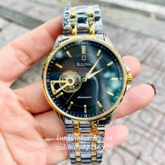 Đồng Hồ Nam Bulova 96A909 Automatic Lộ Cơ Demi Mặt Đen 40mm 1