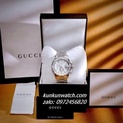 Đồng Hồ Nam Gucci G - Chrono 5 Kim Vỏ Silver 44mm