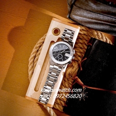 Đồng Hồ Nam Gucci G - Chrono 5 Kim Vỏ Silver Mặt Đen 44mm