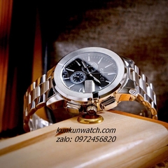 Đồng Hồ Nam Gucci G - Chrono 5 Kim Vỏ Silver Mặt Đen 44mm