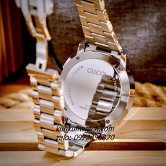 Đồng Hồ Nam Gucci G - Chrono 5 Kim Vỏ Silver Mặt Đen 44mm