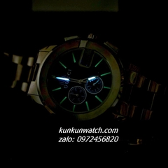 Đồng Hồ Nam Gucci G - Chrono 5 Kim Vỏ Silver Mặt Đen 44mm