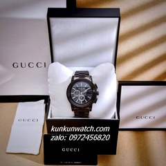 Đồng Hồ Nam Gucci G - Chrono 5 Kim Full Đen 44mm
