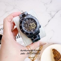 Đồng Hồ Nam Guess Axle GW0488G3 Black 6 Kim 45mm