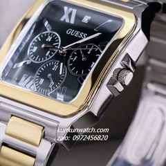 Đồng Hồ Nam Guess Integrity GW0631G1 Mặt Vuông 6 Kim 42mm