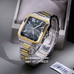 Đồng Hồ Nam Guess Integrity GW0631G1 Mặt Vuông 6 Kim 42mm