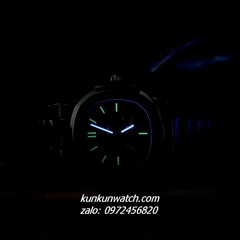 Đồng Hồ Nam Patek Philippe Nautilus Automatic 5 Kim 2 Lịch Silver Mặt Đen 40mm