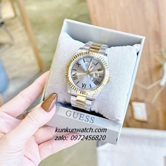 Đồng Hồ Nam Guess GW0256G15 Niềng Khía Vỏ Demi Gold Mặt 42mm
