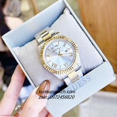 Đồng Hồ Nam Guess GW0256G17 Niềng Khía Vỏ Demi Gold Mặt 42mm