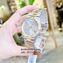 Đồng Hồ Nam Guess GW0256G17 Niềng Khía Vỏ Demi Gold Mặt 42mm