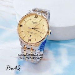 Đồng Hồ Nam Tissot 1853 Chemin Des Tourelles La Mã Quartz Demi Gold 42mm 1