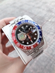 Đồng Hồ Nam ROLEX  GMT RLT04 - Quartz - Dây Kim Loại  -  40mm