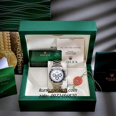 Đồng Hồ Nam Rolex Cosmograph Daytona Automatic 6 Kim Silver 40mm