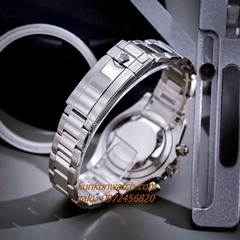 Đồng Hồ Nam Rolex Cosmograph Daytona Automatic 6 Kim Silver Mặt Đen 40mm