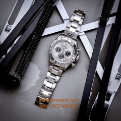 Đồng Hồ Nam Rolex Cosmograph Daytona Automatic 6 Kim Silver Mặt Xám 40mm