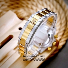 Đồng Hồ Nam Rolex Cosmograph Daytona Automatic 6 Kim Demi Mặt Vàng 40mm