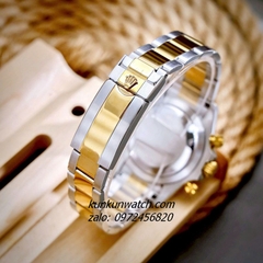 Đồng Hồ Nam Rolex Cosmograph Daytona Automatic 6 Kim Demi Mặt Đen 40mm